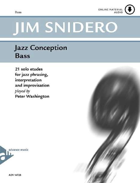 Snidero, J: Jazz Conception Bass, Noten