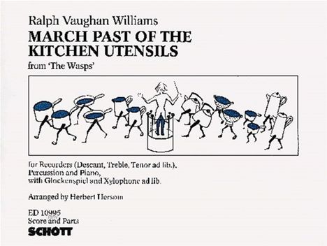 Ralph Vaughan Williams: March Past of the Kitchen Uten, Noten