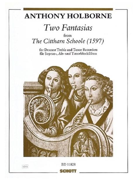 Anthony Holborne: Two Fantasias (1597), Noten