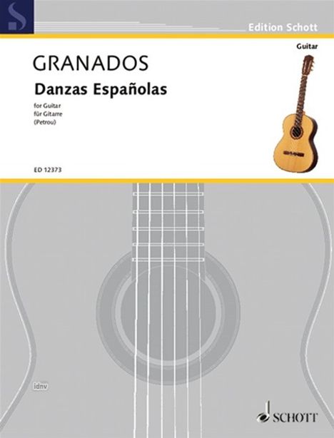Enrique Granados: Danzas Espanolas, Noten