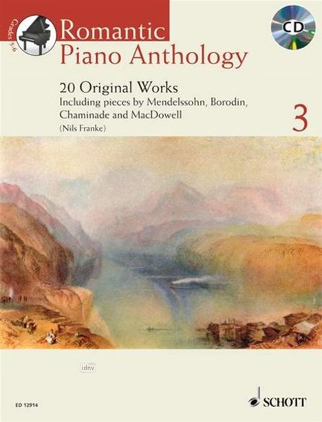 Romantic Piano Anthology, Noten