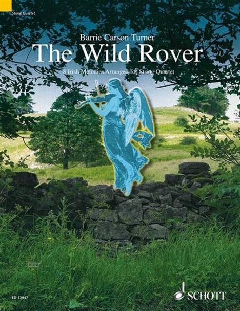 The Wild Rover, Bearbeitung für Streichquartett, Partitur und Stimmen, Noten