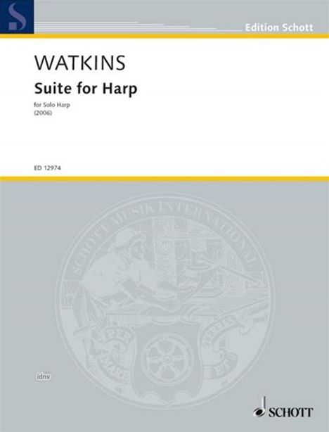 Huw Watkins: Suite, Noten