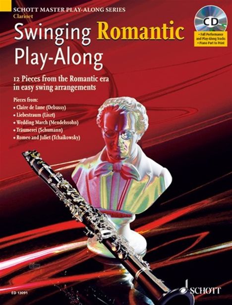 Swinging Romantic Play-Along/Klarinette/m. CD, Buch