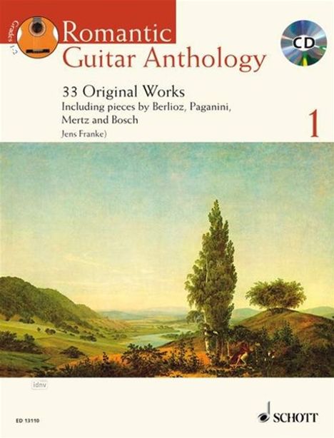 Jens Franke: Romantic Guitar Anthology, Noten
