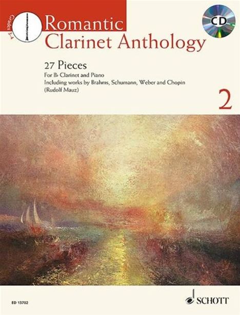 Romantic Clarinet Anthology, Noten
