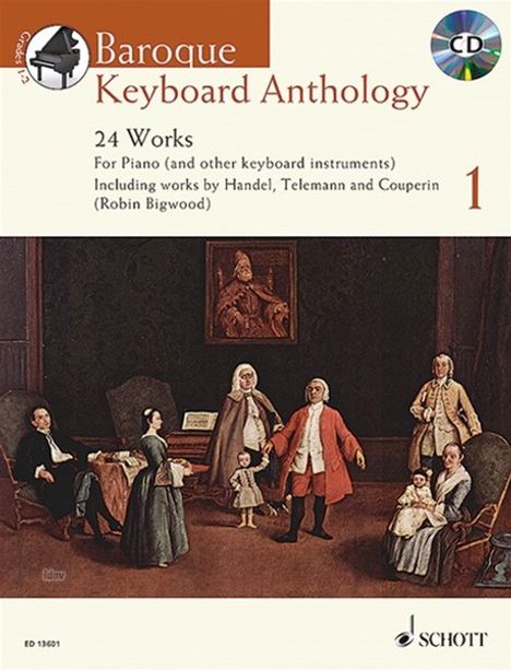 Baroque Keyboard Anthology, Noten