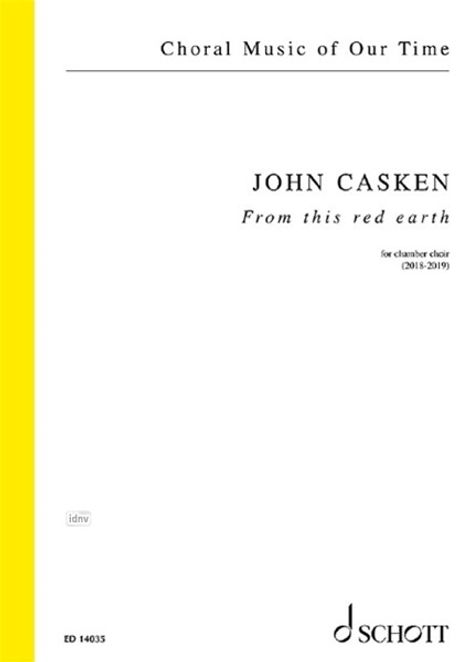 John Casken: From this red earth (2018 - 2019), Noten