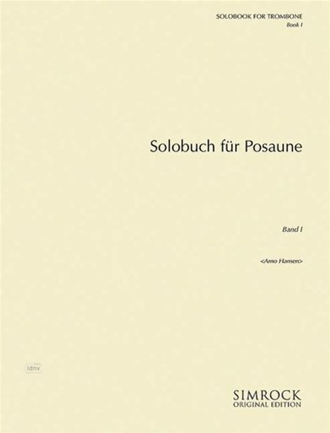 Solobuch für Posaune, Noten