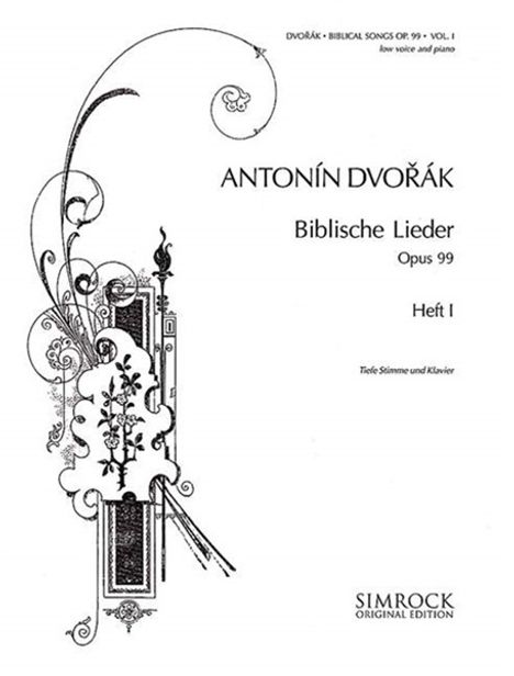 Antonin Dvorak: Biblische Lieder op. 99, Noten