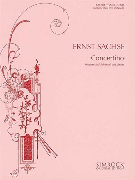 Ernst Sachse: Concertino B-Dur, Noten