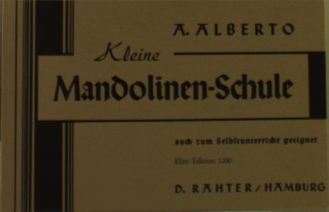 Kleine Mandolinenschule /Mand, Noten