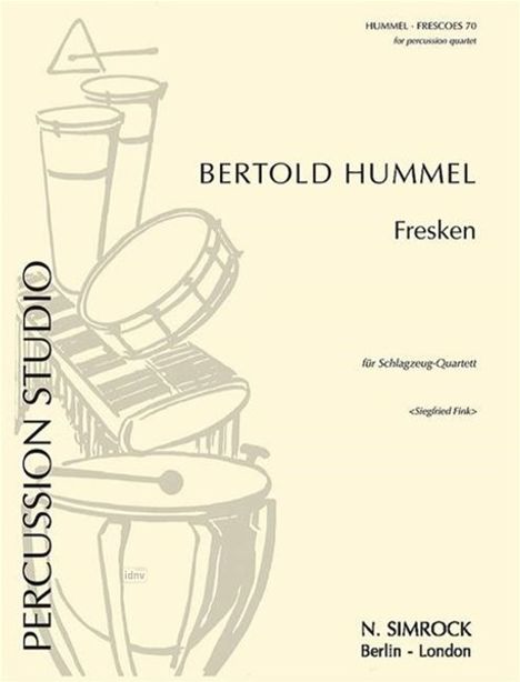 Bertold Hummel: Fresken 70 op. 38, Noten