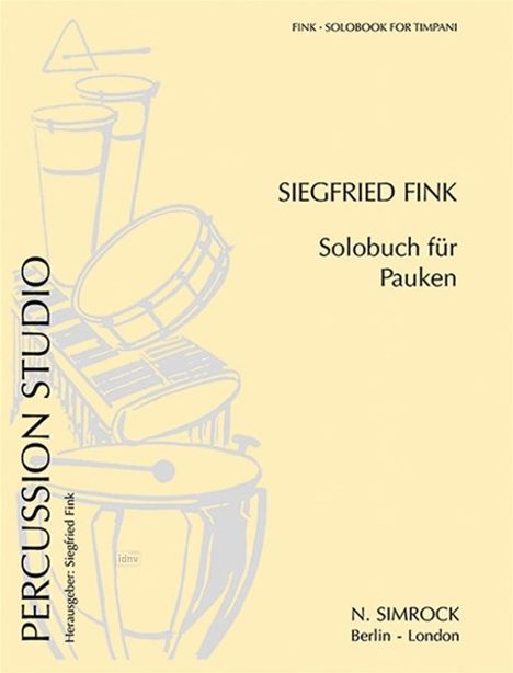 Solobuch für Pauken, Noten