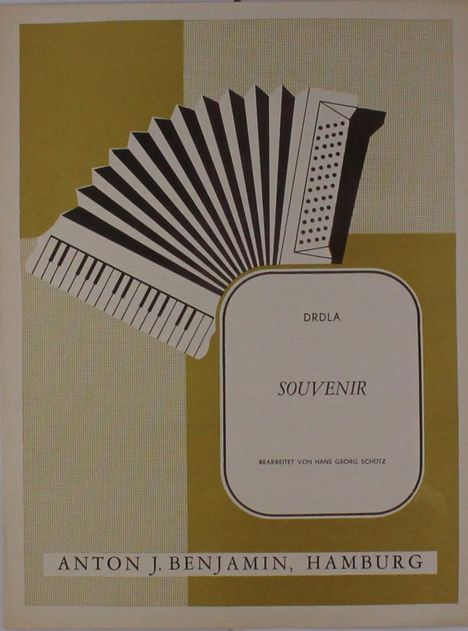 Frantisek Drdla: Souvenir, Noten