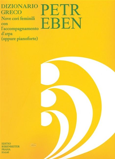 Petr Eben: Griechisches Wörterbuch, Noten