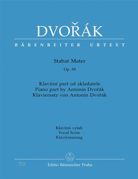 Dvorak:Stabat Mater op.58 (Klavierauszug), Noten