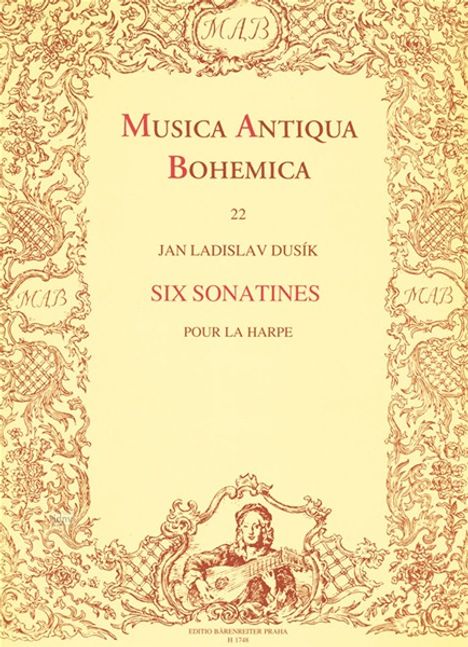 Jan Ladislav Dusik: Six sonatines pour la harpe, Noten