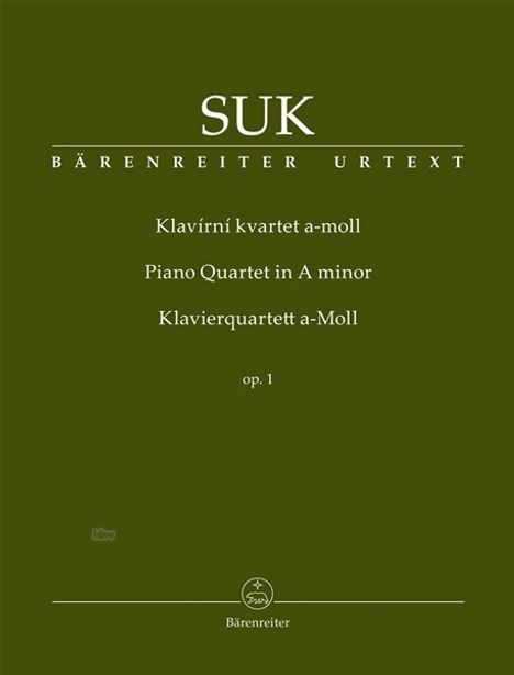 Klavierquartett a-Moll op. 1 / Klavírní kvartet a-moll op. 1, Partitur und Stimmen, Noten