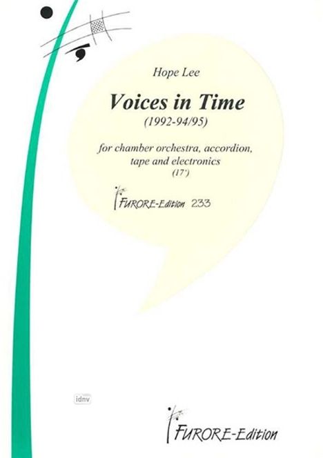 Hope Lee: Voices in Time, Noten