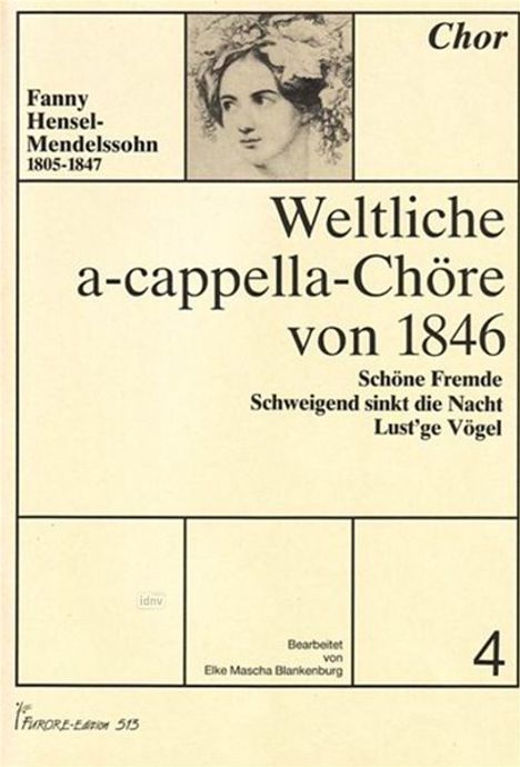 Weltliche a-capella-Chöre von, Noten