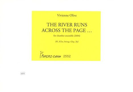 Vivienne Olive: The river runs across the page, Noten