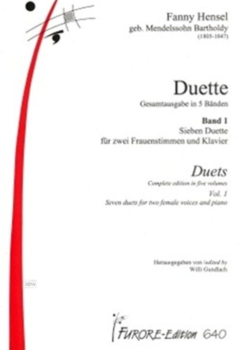 Duette, Noten