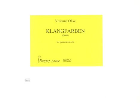 Vivienne Olive: Klangfarben, Noten