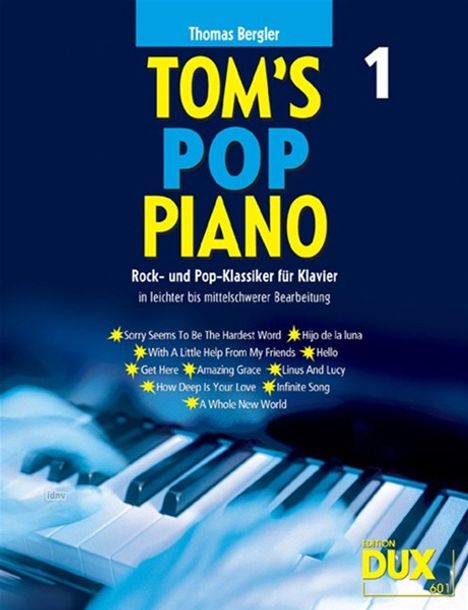 Thomas Bergler: Tom's Pop Piano 1, Noten