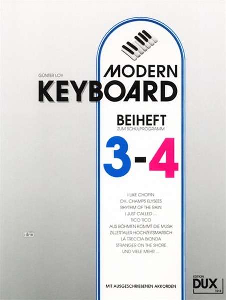 Günter Loy: Modern Keyboard, Beiheft 3-4, Noten