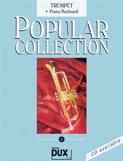 Popular Collection, Trumpet + Piano/Keyboard. Vol.3, Noten
