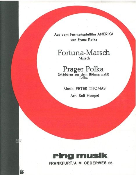 Peter Thomas: Fortuna-Marsch (F-Dur) -Prager, Noten