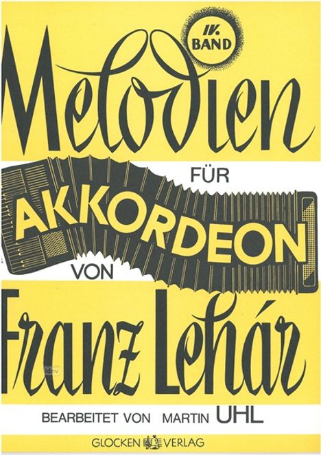Franz Lehar: Melodien für Akkordeon, Noten