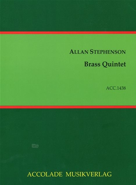 Allan Stephenson: Quintett, Noten