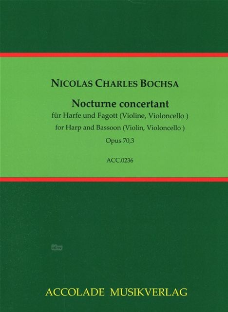 Nicolas Charles Bochsa: Nocturne concertant G-Dur op., Noten