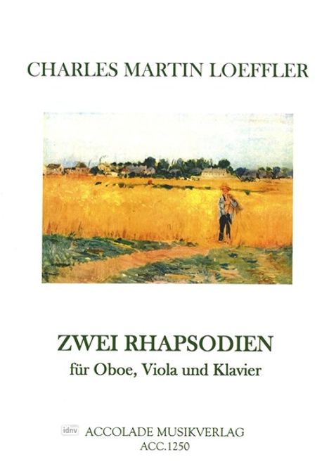 Charles Martin Loeffler: Zwei Rhapsodien, Noten