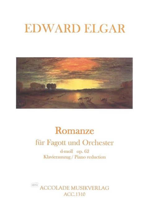 Edward Elgar: Romanze für Fagott und Klavier, Noten