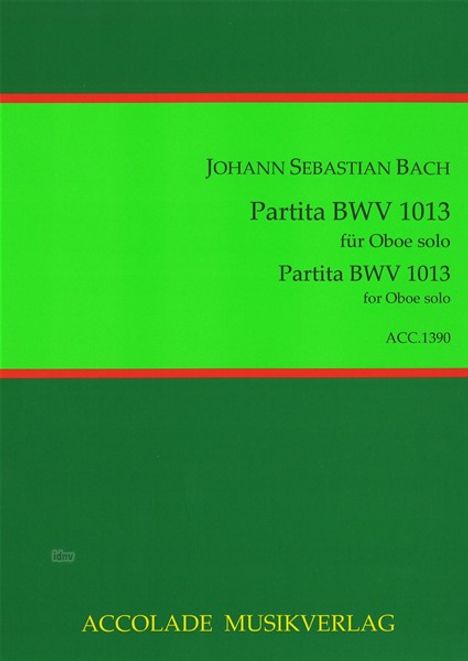 Johann Sebastian Bach: Partita für Oboe solo g-moll BWV 1013, Noten