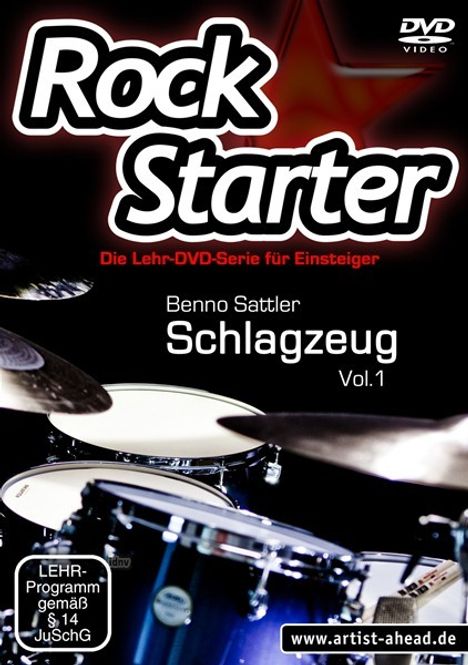 Benno Sattler: Rockstarter Vol.1 - Schlagzeug, Noten