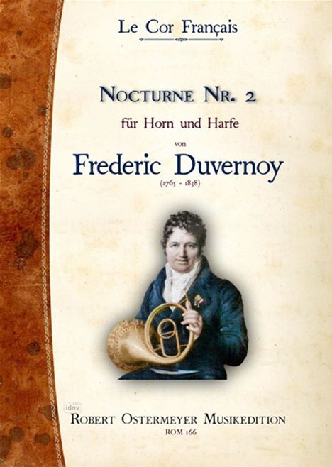 Frédéric Duvernoy: Nocturne Nr.2 für Horn und Har, Noten