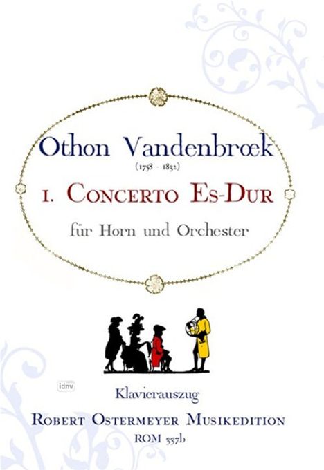 Othon Vandenbroek: Concerto Nr.1 für Horn und Orchester Es-Dur (1785), Noten