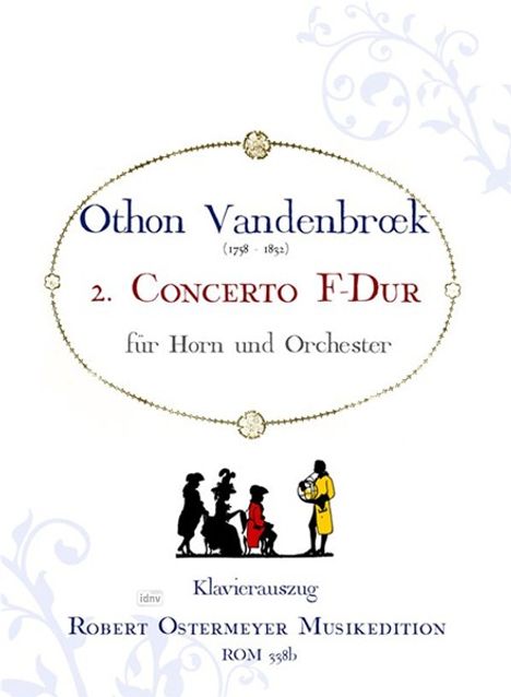 Othon Vandenbroek: Concerto Nr.2 für Horn und Orchester F-Dur (1785), Noten