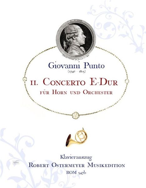 Giovanni Punto: 11. Concerto für Horn E-Dur (1799), Noten