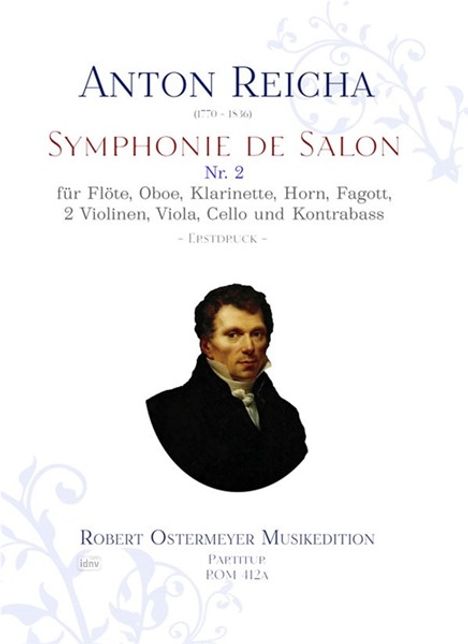 Anton Reicha: Symphonie de Salon Nr.2 (1827), Noten