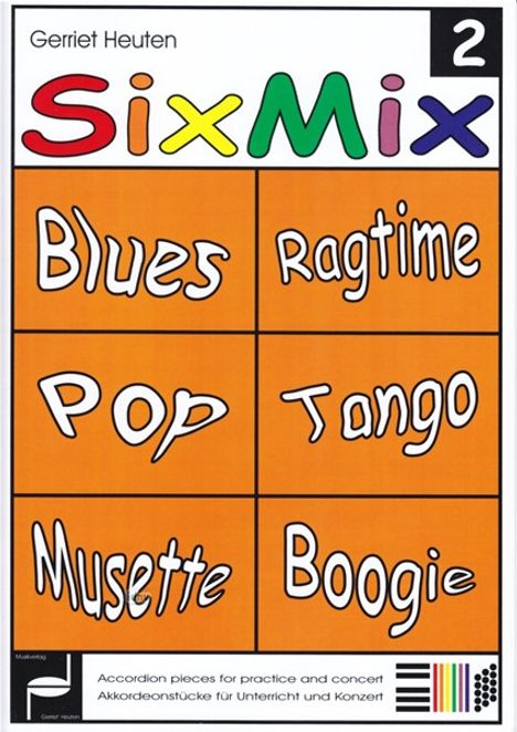 Gerriet Heuten: Sixmix 2 "Blues, Ragtime, Pop,, Noten