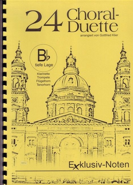 Johann Sebastian Bach: 24 Choral-Duette, Noten