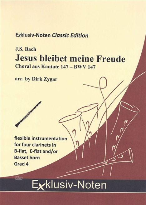 Johann Sebastian Bach: Jesus bleibet meine Freude, Noten