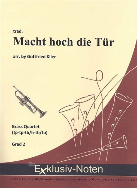 Traditionell: Macht hoch die Tür, Noten