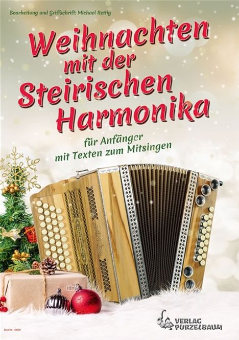 Volksweisen Traditionals: Weihnachten mit der Steirischen Harmonika für Steirische Harmonika, Noten