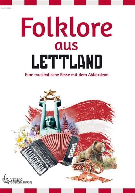 Traditionals: Folklore aus Lettland für Akkordeon-Solo, Noten